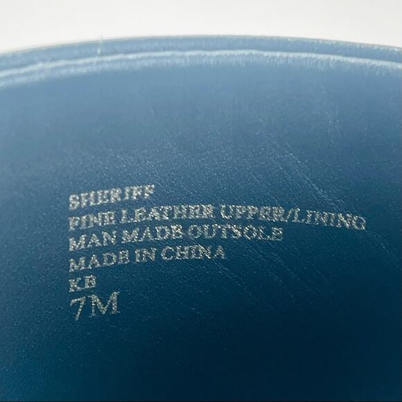 Charles David Sheriff Flat Slide Sandal Size 7 Black Luxury Leather Padded Comfy - Picture 14 of 16